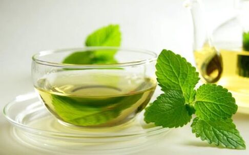 peppermint tea to increase potency