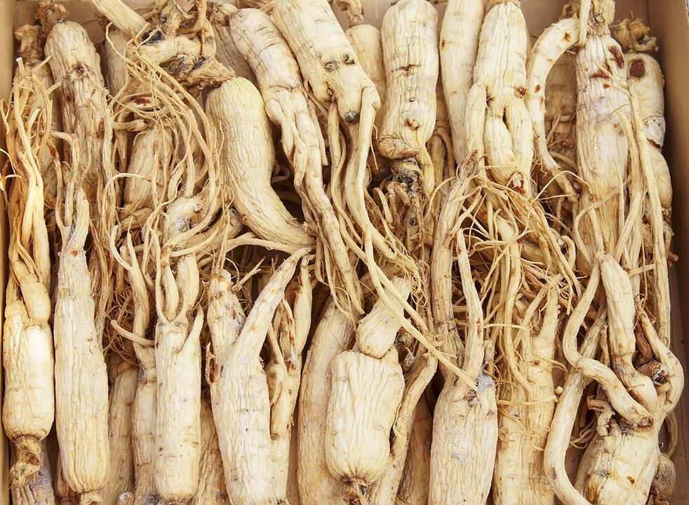 On the basis of ginseng root, you can prepare a decoction to increase potency. 