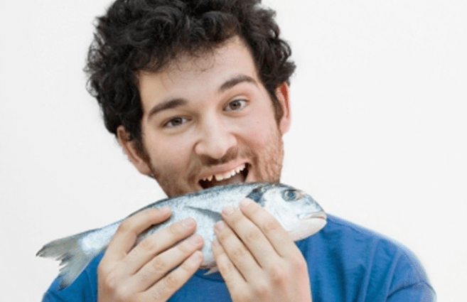 Fish and fish dishes are an important component of a male diet