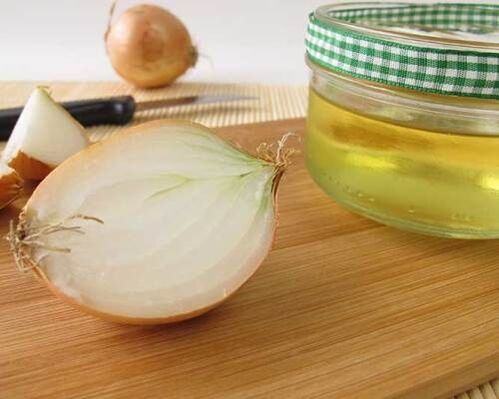 Onion tincture for potency.