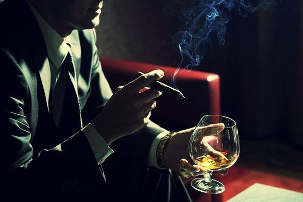 Smoking and alcohol as negative factors for potency.